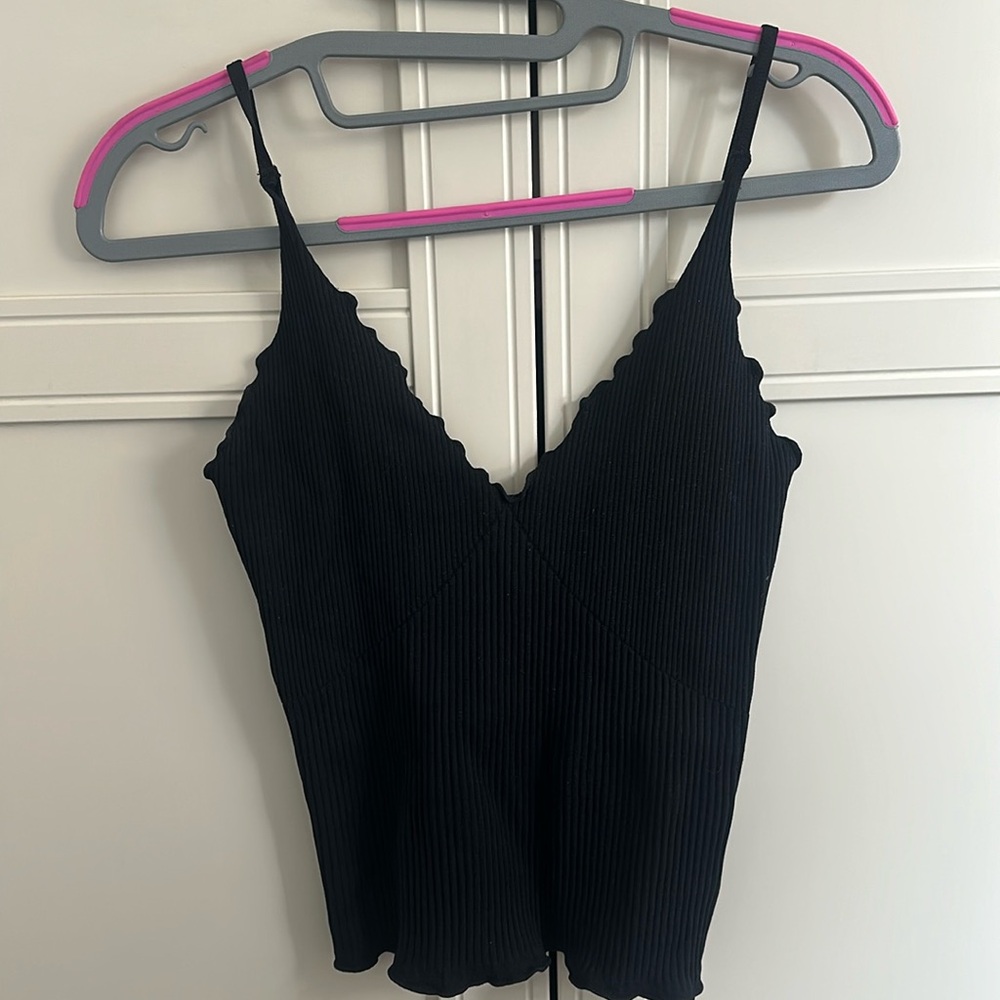 Free people intimately black soft tank